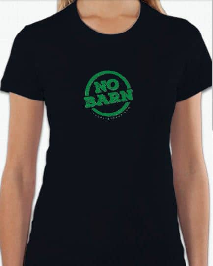 No Barn T Shirt Women's Black