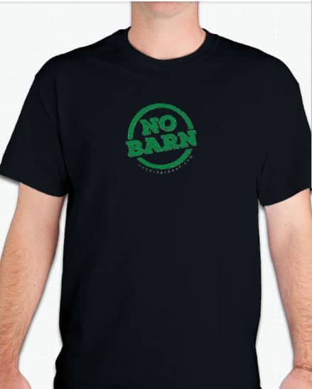 No Barn T- Shirt Unisex Black